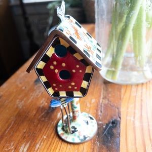 Kelvin Chen enamel/copper hand painted birdhouse